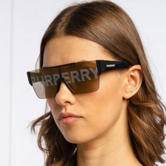 NEW Burberry BE4291 3001/G unisex Logo Lens D-frame Sunglasses main image 13